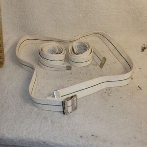 Posey TIDI Safety Belt Strap 6556 White Green Wheelchair Transfer Belt Lot of 3